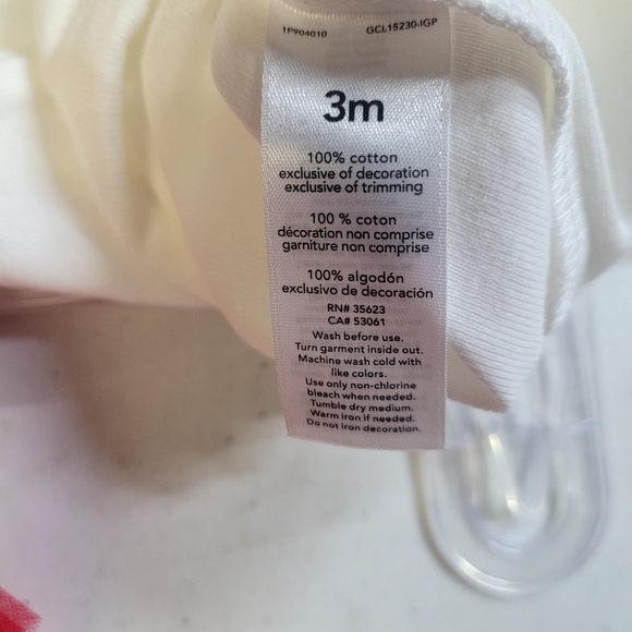 NEW! Carter's Just One You Baby Girls' Snowman Tutu Coordinate Set - Red/White - Picture 9 of 10